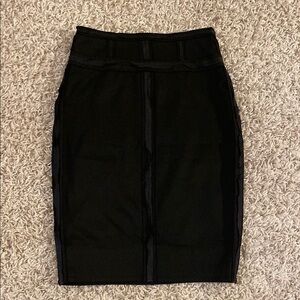 Robert Rodriguez Elegant Black Pencil Skirt size 6